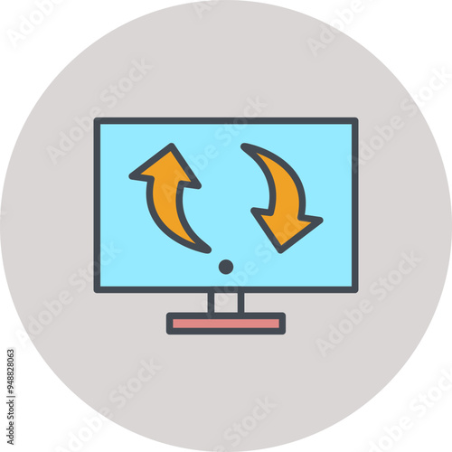 Migrate Vector Icon