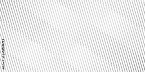 Abstract thin black and white gradient silver tech stripe diagonal line vector carve wave minimal texture. vector illustration monochrome stripe pattern technology web graphic design.