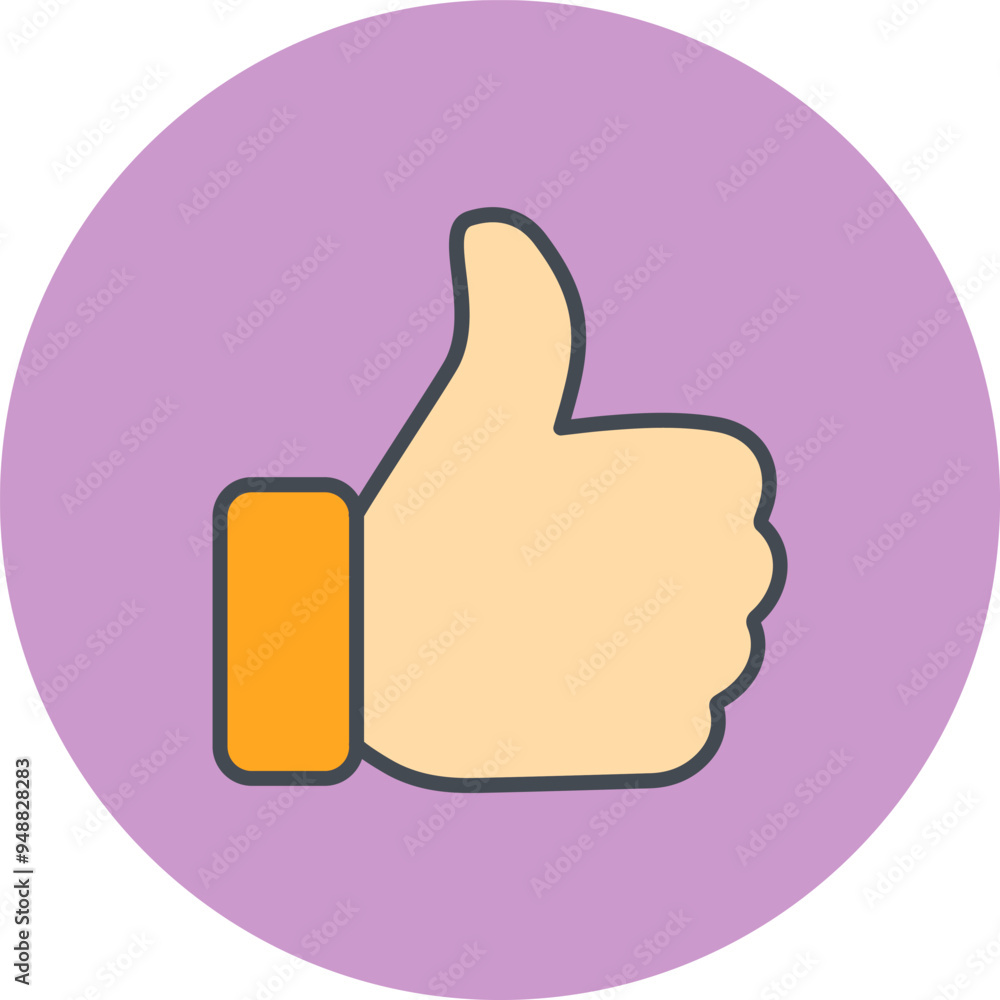 Thumbs Up Vector Icon Thumbs Up Vector Icon
