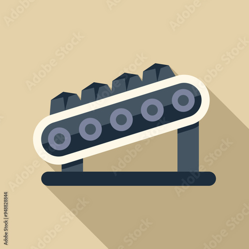 Conveyor belt, equipment for transporting materials in the mining industry