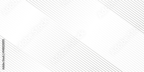 Abstract thin black and white gradient silver tech stripe diagonal line vector carve wave minimal texture. vector illustration monochrome stripe pattern technology web graphic design.