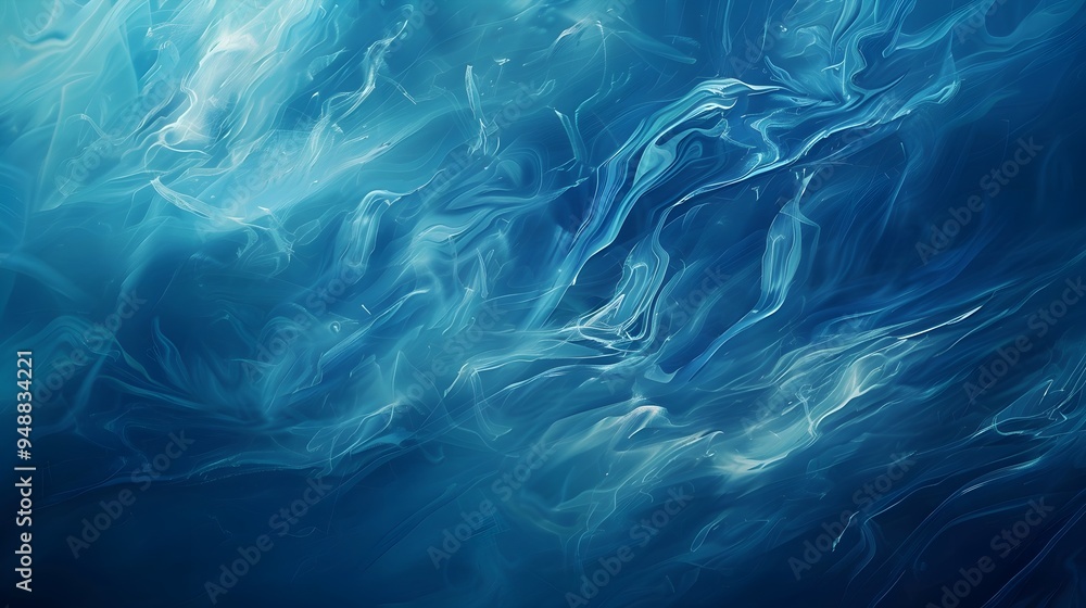 Fototapeta premium Abstract background blue smoke gradient texture