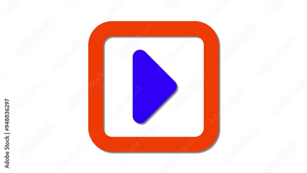 Play button icon with animation creating dynamic user interactions . Play button icon with animation creating dynamic user interactions .