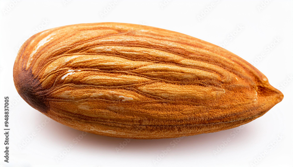 almonds seeds isolated on a white background almonds seeds isolated on a white background