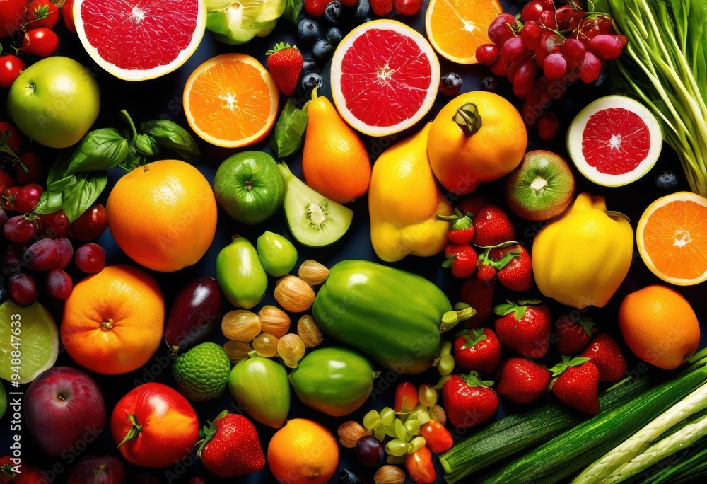 vibrant food packaging featuring beautifully arranged fresh produce colorful designs eye catching elements, fruit, vegetable, freshness, arrangement vibrant food packaging featuring beautifully arranged fresh produce colorful designs eye catching elements, fruit, vegetable, freshness, arrangement