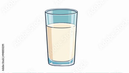 Healthy Dairy Beverage in a Glass