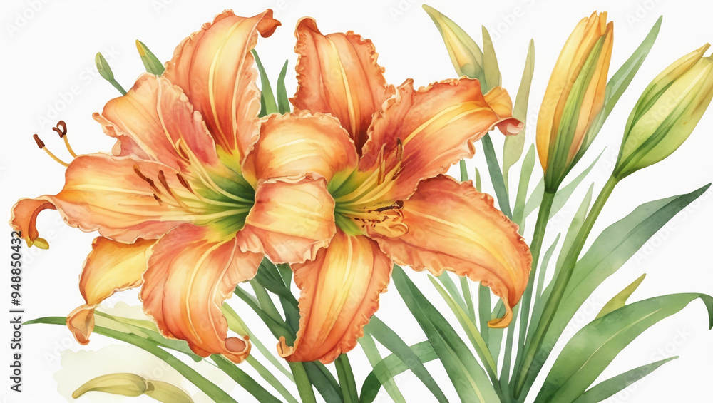 Obraz premium bouquet of orange tulips