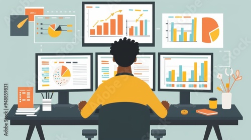 work hard Data Analytics Statistics Information Business Technology 