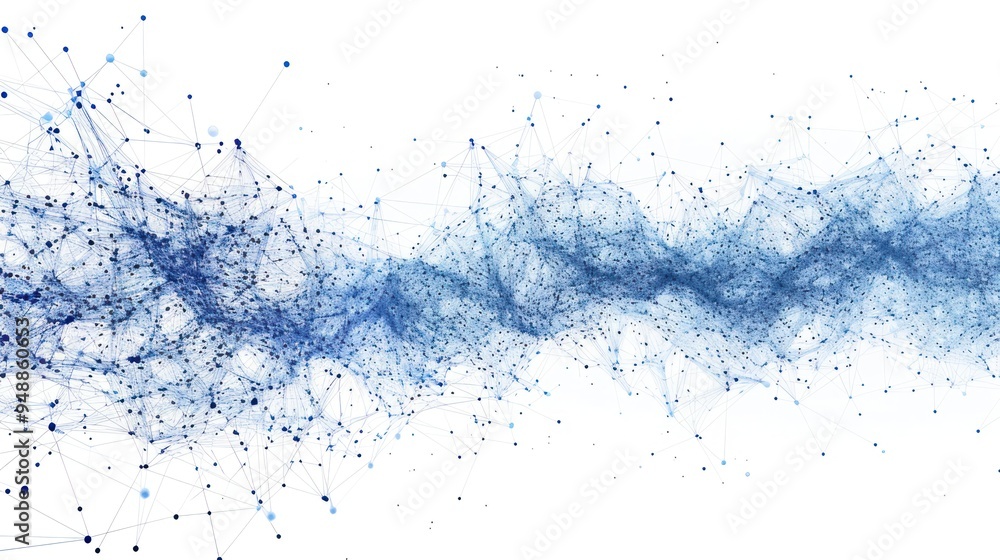 Abstract Blue Network Abstract Blue Network