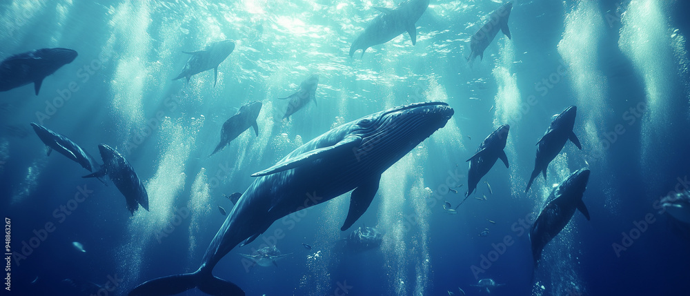 Fototapeta premium Whale