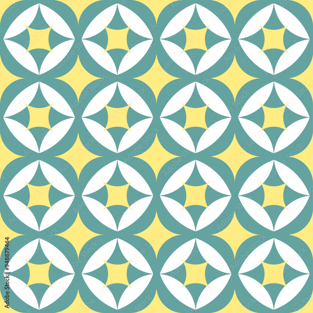 Seamless vector pattern in geometric ornamental style Seamless vector pattern in geometric ornamental style