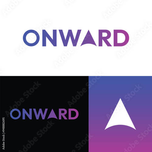 driverless car company logo design template