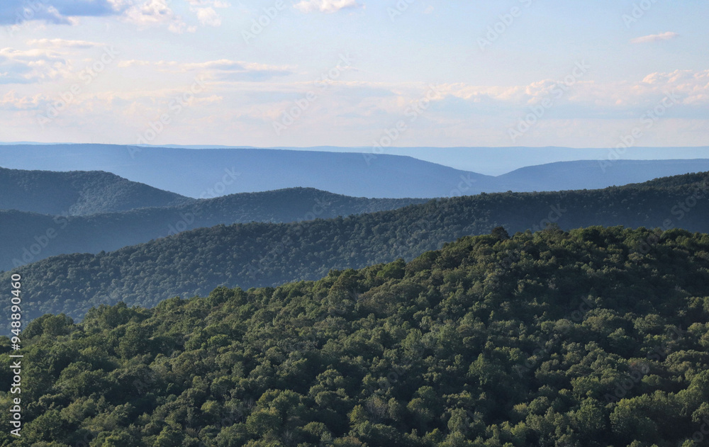 Obraz premium the landscape of the Smokey Mountains