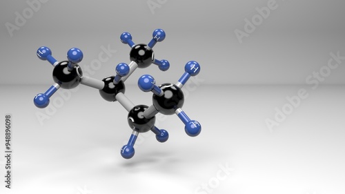 Photos Isopentane molecule