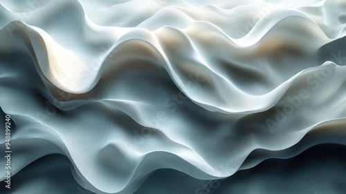 Abstract Wavy Fabric Background