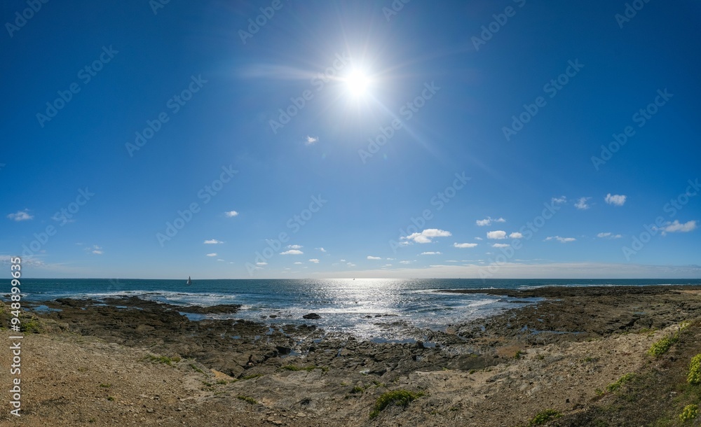 La côte à Préfailles en Loire-Atlantique La côte à Préfailles en Loire-Atlantique