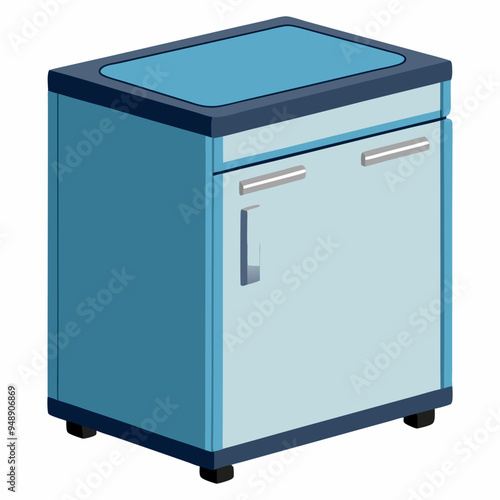 refrigerator vector illustration