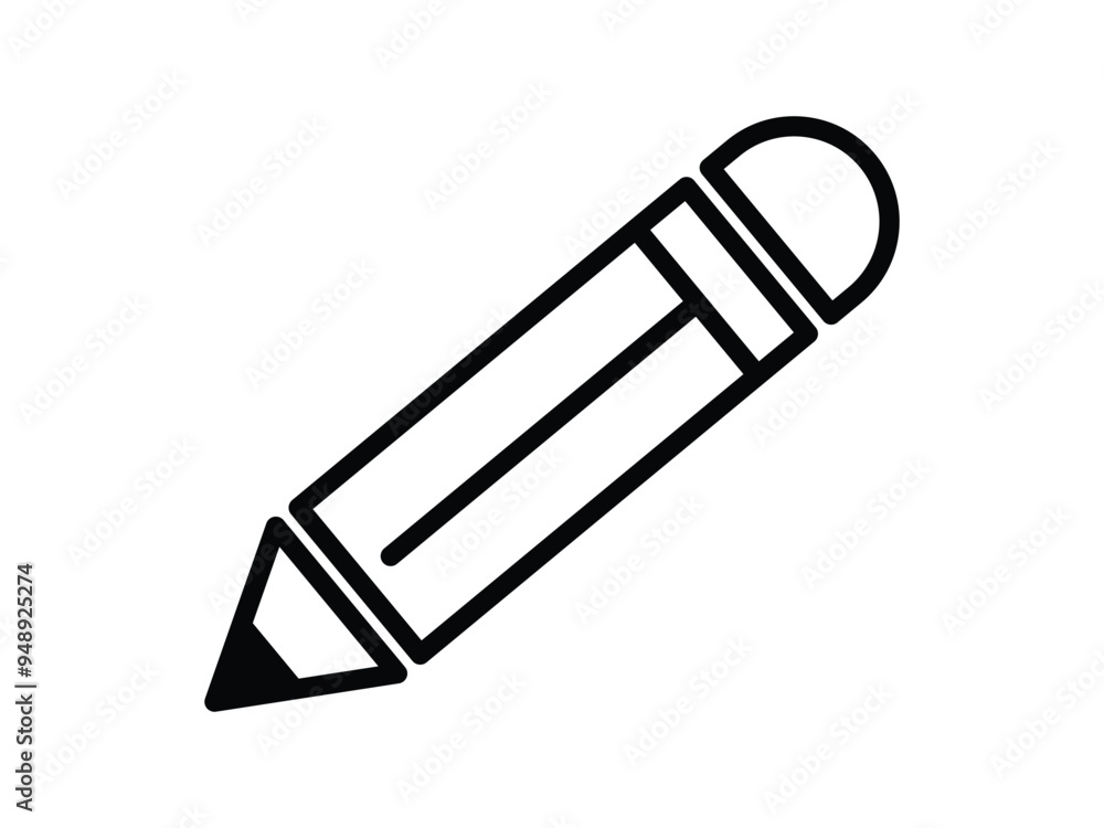 pencil icon, write or compose line art icon, modern pencil line style icon Writing and Educational Themes. pencil icon, write or compose line art icon, modern pencil line style icon Writing and Educational Themes.