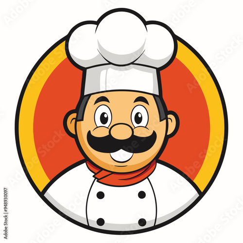 Chef Mascot cartoon mascot logo design