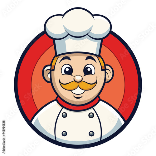 Chef Mascot cartoon mascot logo design