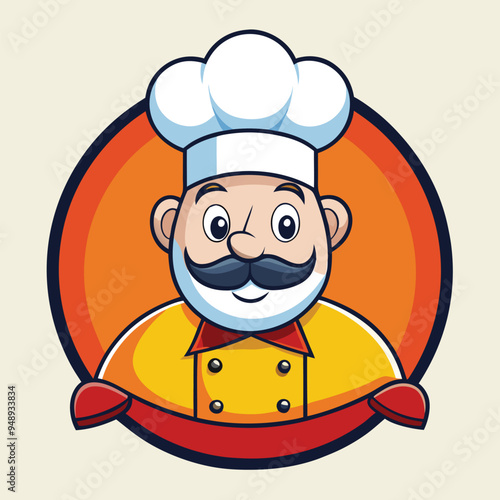 Chef Mascot cartoon mascot logo design