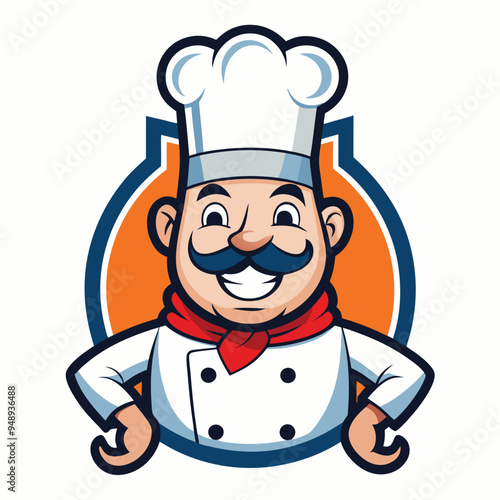 Chef Mascot cartoon mascot logo design