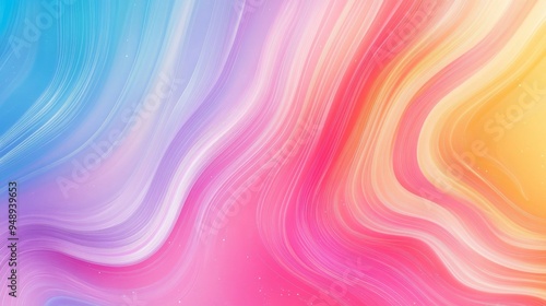 Wallpaper Mural Illustration of a magical colorful abstract background in gradient tones. Rainbow style background with gradient lines. Torontodigital.ca