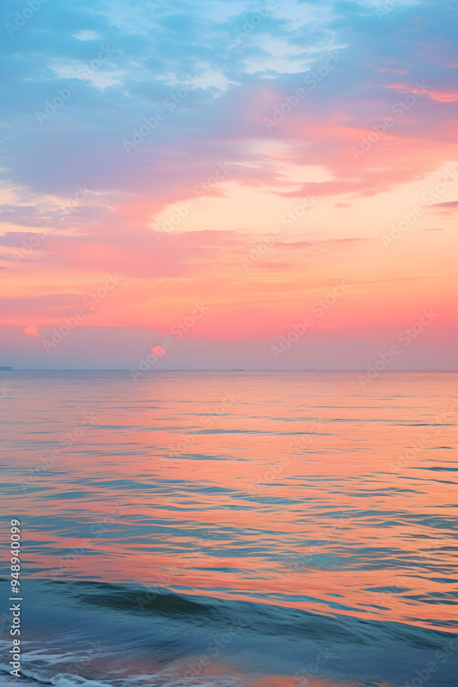 Serene Sundown in the Gulf: A Transparent Dance of Colors Between Sky, Sea, and Land Serene Sundown in the Gulf: A Transparent Dance of Colors Between Sky, Sea, and Land