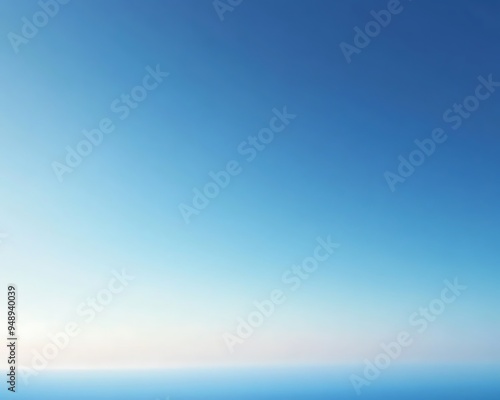 Clear sky without clouds light blue sky above the horizon without clouds for the background.
