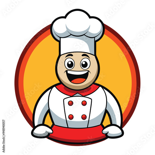 Chef Mascot cartoon mascot logo design
