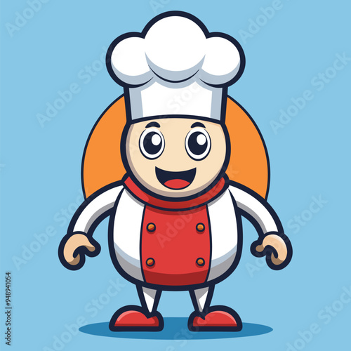 Chef Mascot cartoon mascot logo design