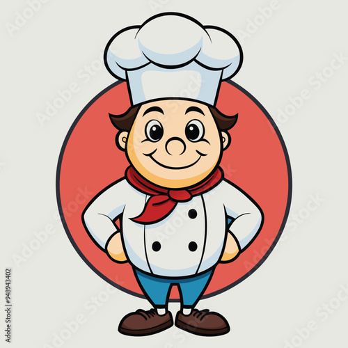 Chef Mascot cartoon mascot logo design