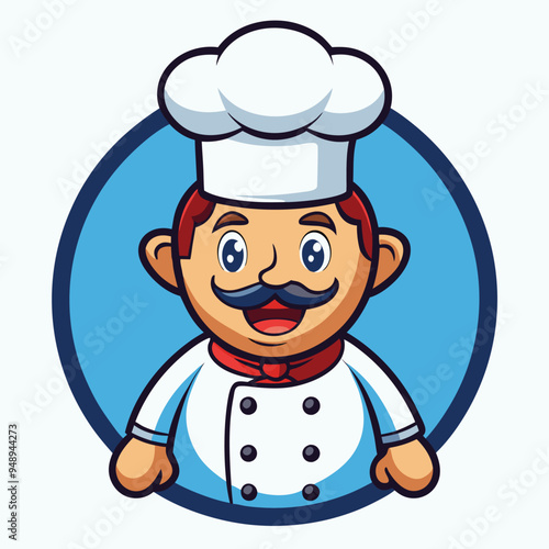Chef Mascot cartoon mascot logo design