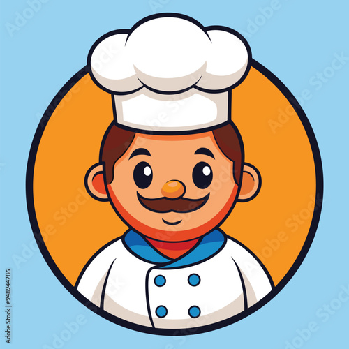 Chef Mascot cartoon mascot logo design