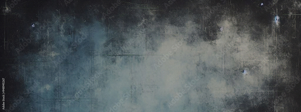 Fototapeta premium Patrón de fondo azul abstracto en diseño de textura grunge colores azul verde y turquesa en ilustración pintada moteada y sucia 