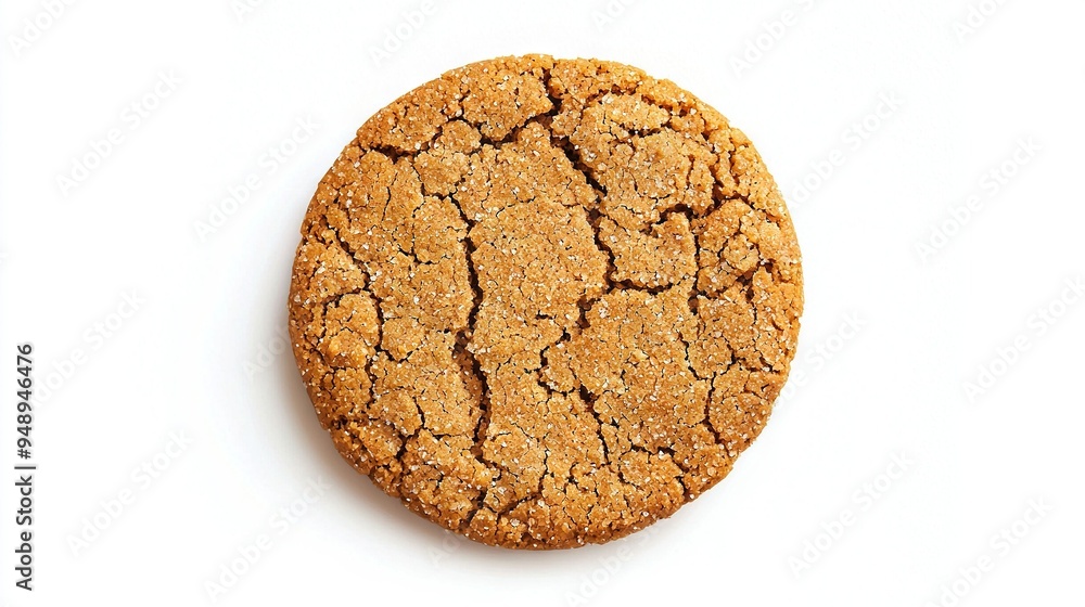 A cookie on a white background, with a bite taken out of one of its crusts and another bite taken out of the remaining portion A cookie on a white background, with a bite taken out of one of its crusts and another bite taken out of the remaining portion