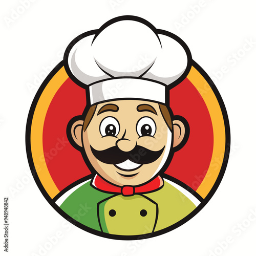 Chef Mascot cartoon mascot logo design