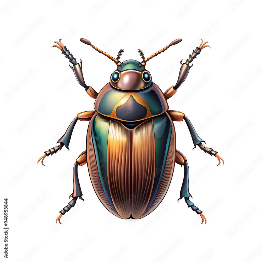 beetle in front view beetle in front view