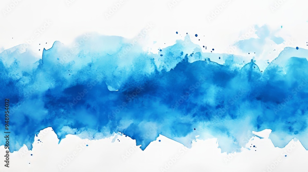 A gentle abstract watercolor pattern in shades of blue, with a paper texture that adds depth and organic character. A gentle abstract watercolor pattern in shades of blue, with a paper texture that adds depth and organic character.