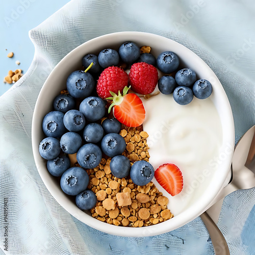 bowl of blueberries and strawberries