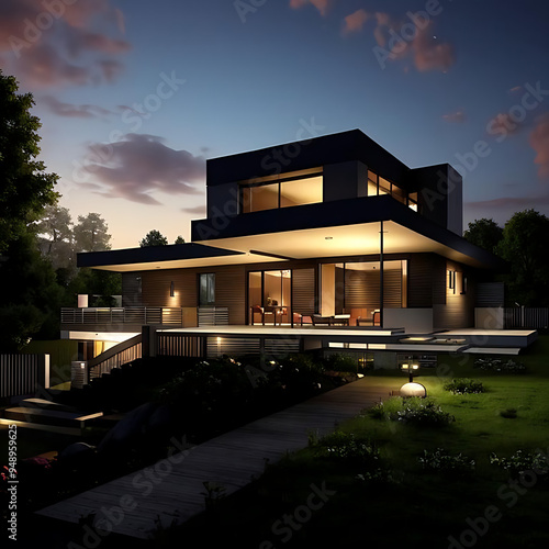 Modern house interior 