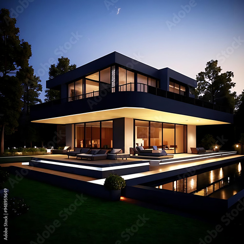 Modern house interior 