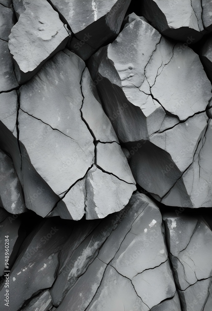 Textured black gray rock formation with cracks and crevices, creating abstract and rugged natural pattern, mountain sightview landscape, texture, background, backdrop, painting, illustration, artwork Textured black gray rock formation with cracks and crevices, creating abstract and rugged natural pattern, mountain sightview landscape, texture, background, backdrop, painting, illustration, artwork