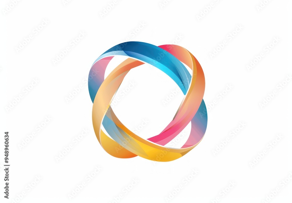 Abstract Colorful Ring Design Abstract Colorful Ring Design