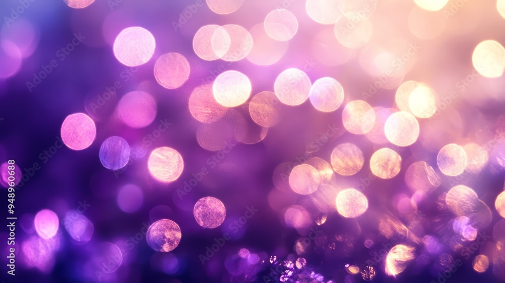 Bokeh light, shimmering blur spot lights on violet. - Bokeh light, shimmering blur spot lights on violet. -