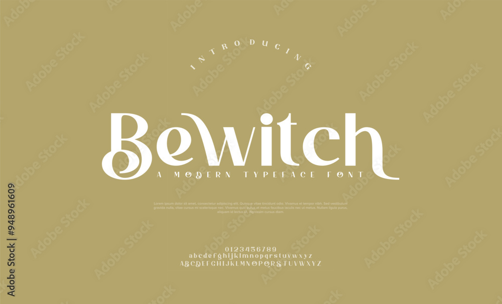 Bewitch elegant wedding alphabet letters font and number typography luxury classic lettering serif fonts decorative logo vintage Bewitch elegant wedding alphabet letters font and number typography luxury classic lettering serif fonts decorative logo vintage
