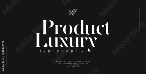 Product lettering minimal fashion logo design typography decoration fonts 