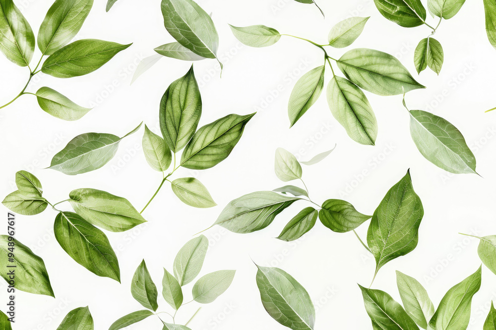 green leaves seamless pattern green leaves seamless pattern