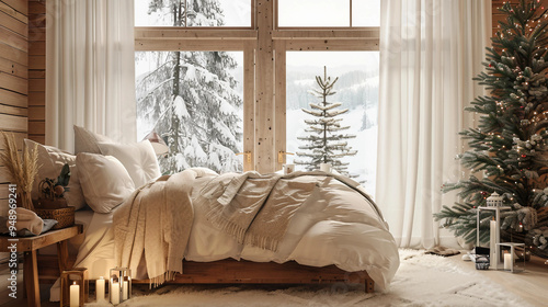 Flash Sale Web Banner for Winter Sleep Essentials with 35% Discount on Mattresses This Weekend Only
