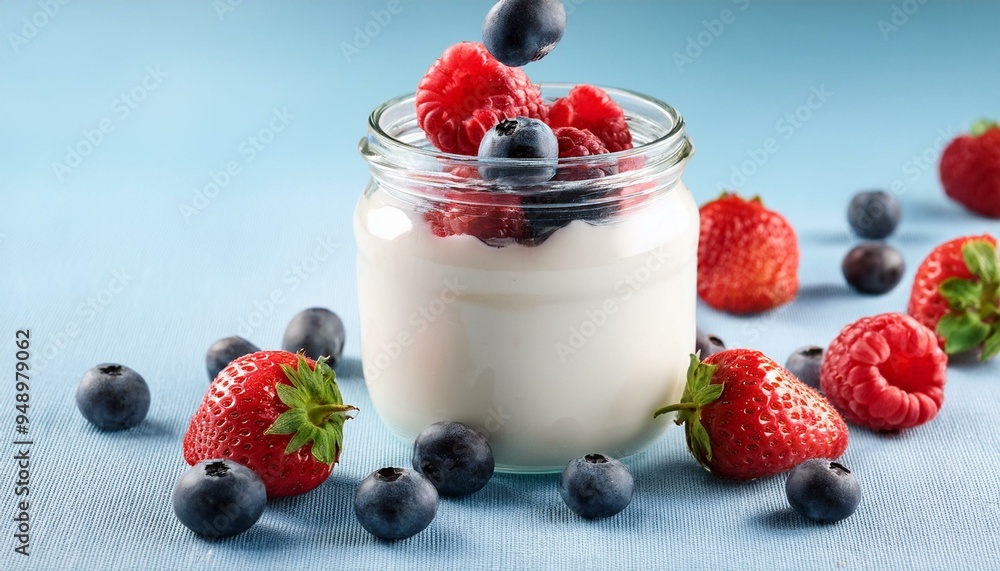 yogurt with berries yogurt with berries
